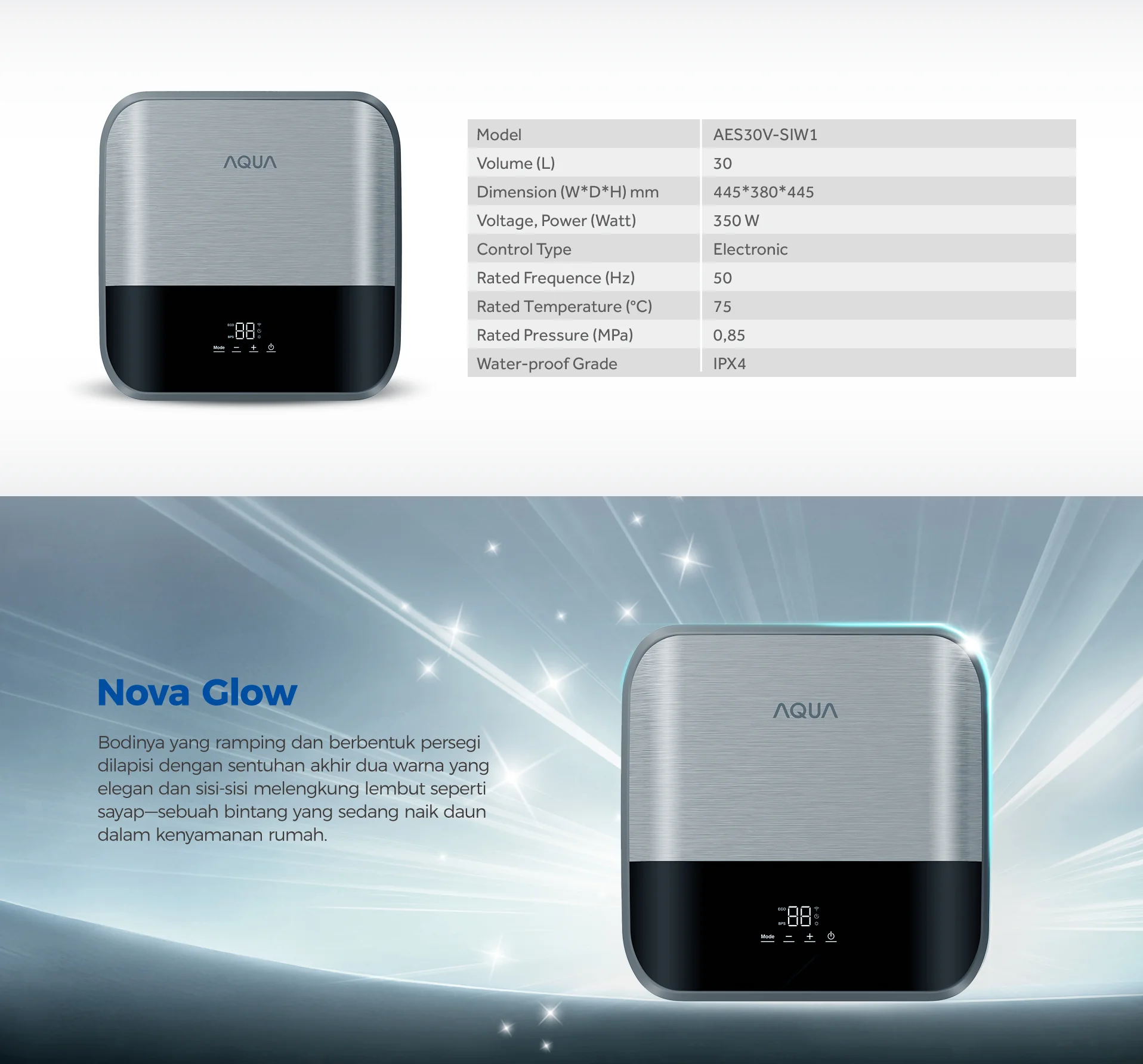 Water heater AES30V-SIW1